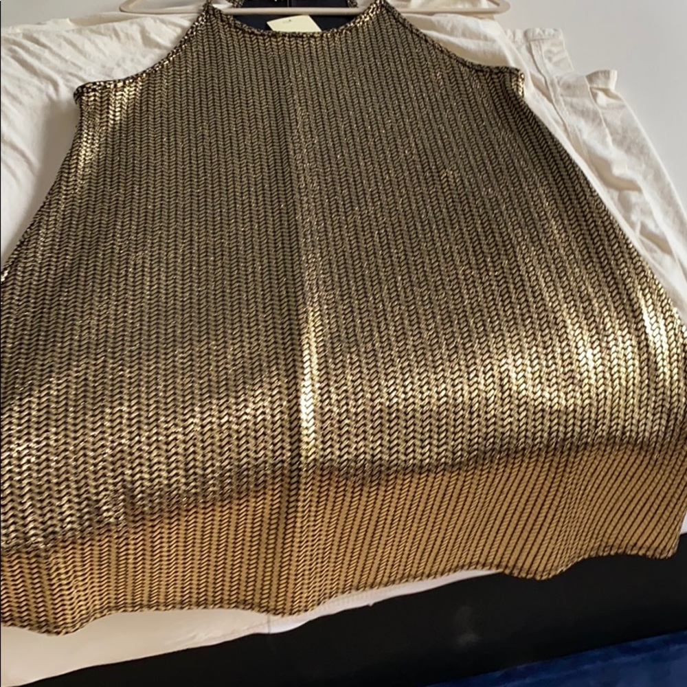 Gold dress